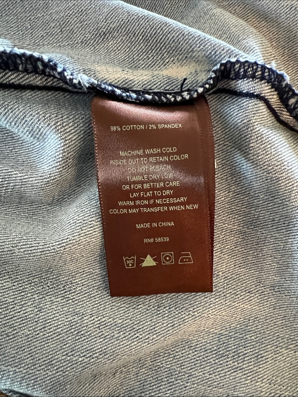 Kut from the Kloth Blue Denim Shirt Jacket - Picture 7 of 7
